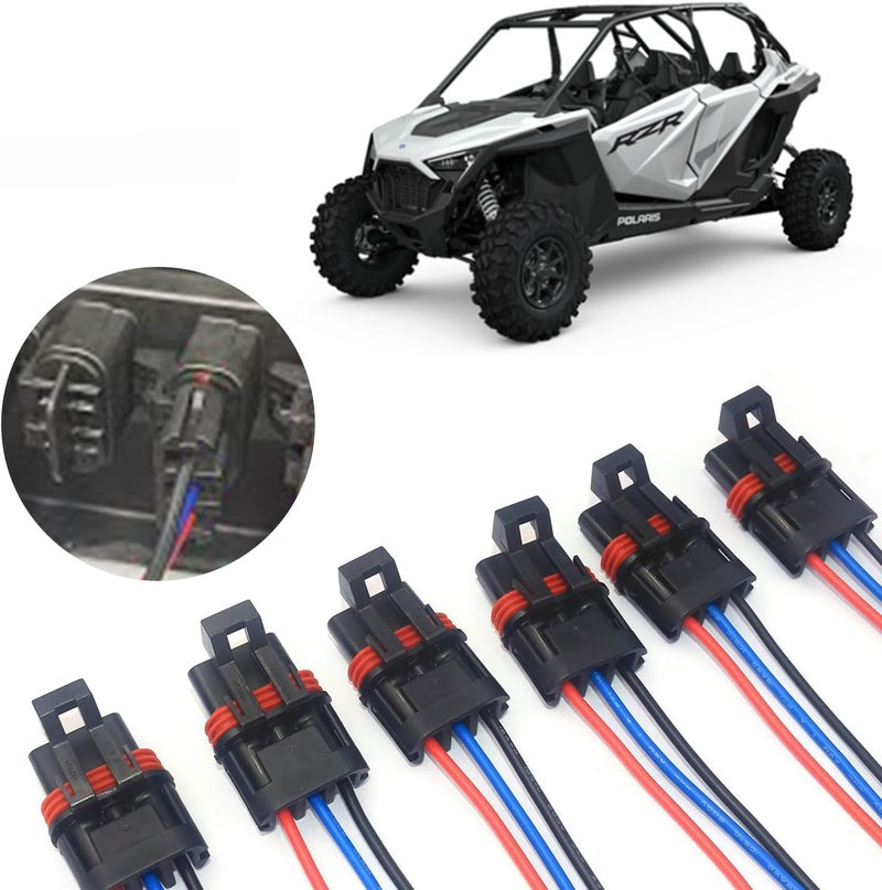 KEVCCE Bus Bar Pulse Power Plugs Pigtail Connector for Polaris Plug 2018 2019 2020 2021 2022 2023 2024 Ranger XP 1000 RZR Pro RS1 General Bus Bar Harness Pigtail Connectors ‎4016007 4018346 - Image 3